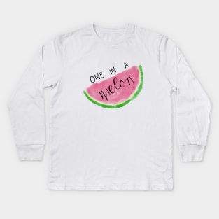 One in a Melon Kids Long Sleeve T-Shirt